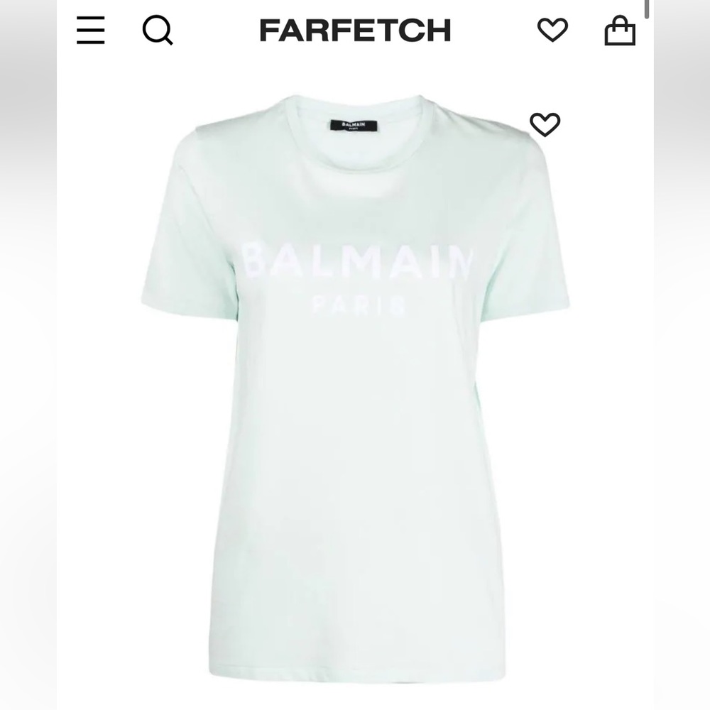 Balmain logo print shirt (S)